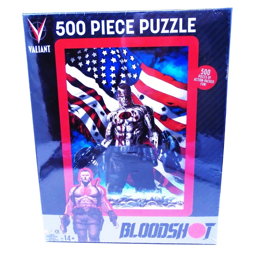 Sealed Brand New 500 pc. Jigsaw Puzzle "Bloodshot" Valiant Mighty Mojo 2020
